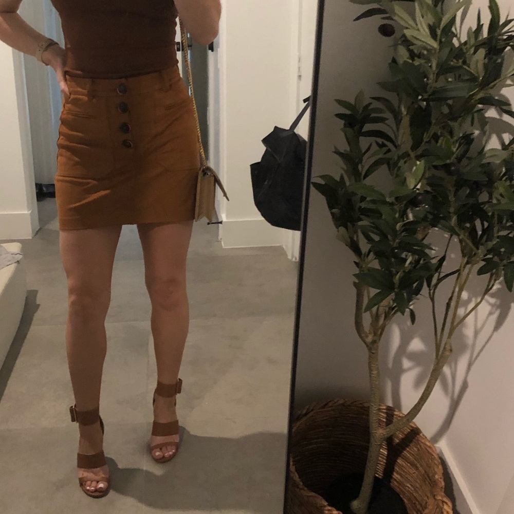 Suede Skirt